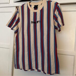 HUF Multicolor Striped Tee